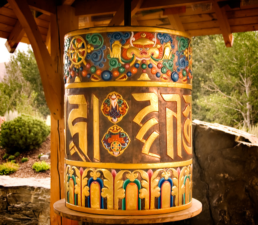 Tibetan Prayer Wheel - Garden of Infinite Compassion, Sawtooth Botanical Garden (Sun Valley, Idaho)